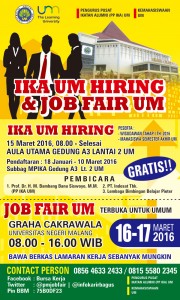 Poster Job Fair IKA-UM 2016