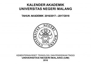 Kalender akademik UM 2016/2017-2017/2018